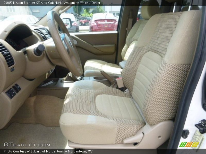  2005 Frontier SE King Cab 4x4 Desert Interior