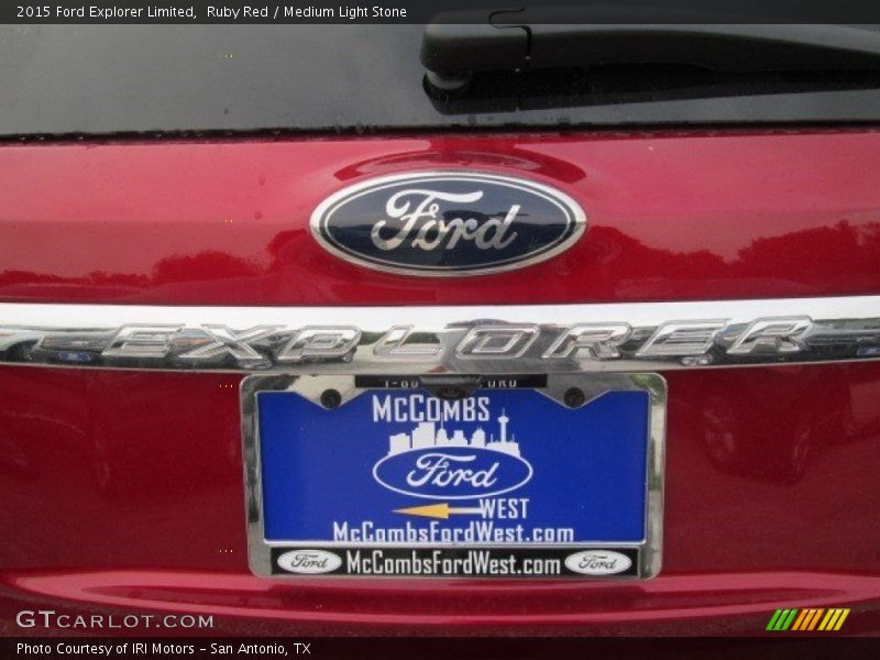 Ruby Red / Medium Light Stone 2015 Ford Explorer Limited