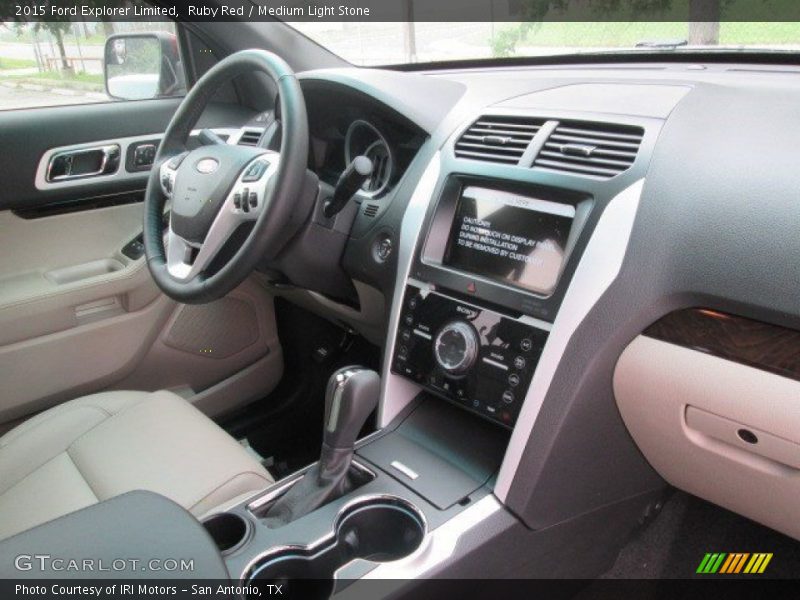 Ruby Red / Medium Light Stone 2015 Ford Explorer Limited