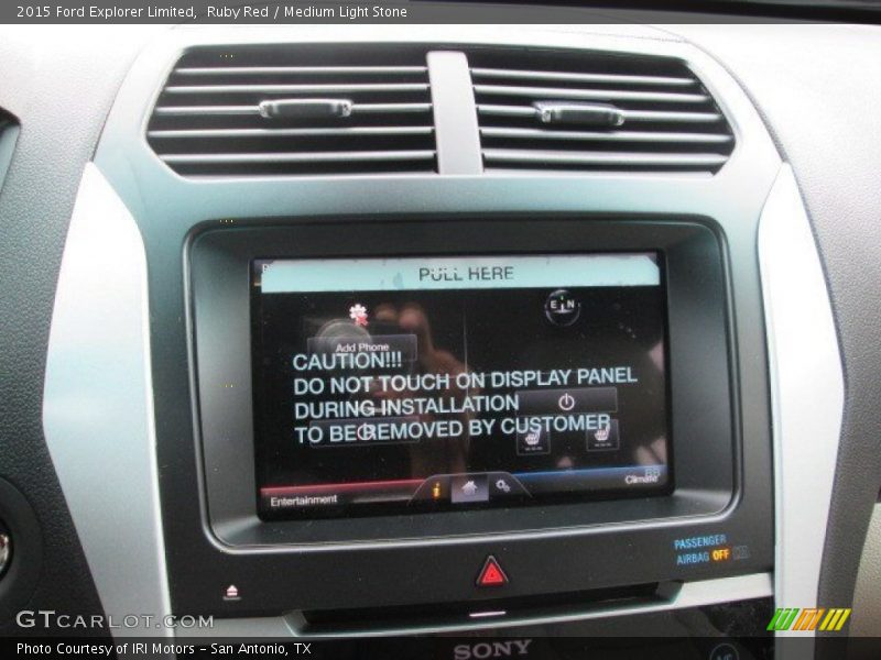 Ruby Red / Medium Light Stone 2015 Ford Explorer Limited