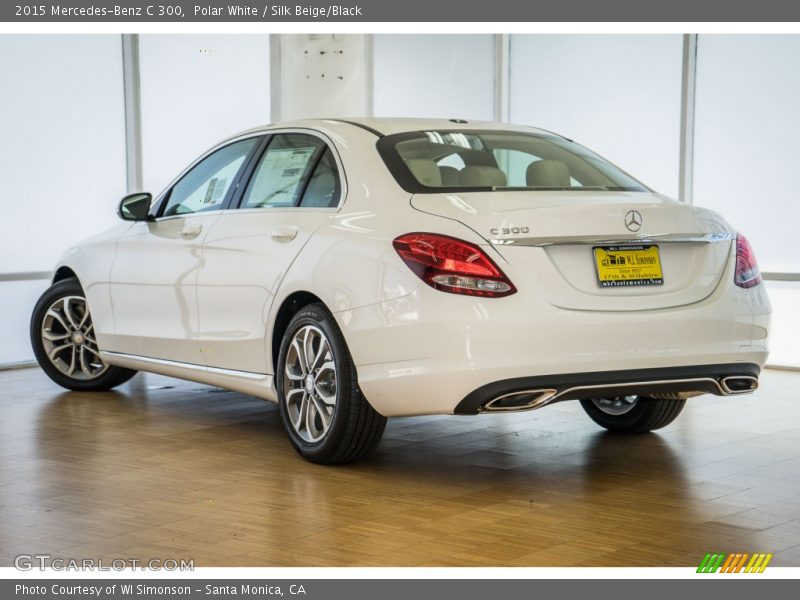 Polar White / Silk Beige/Black 2015 Mercedes-Benz C 300