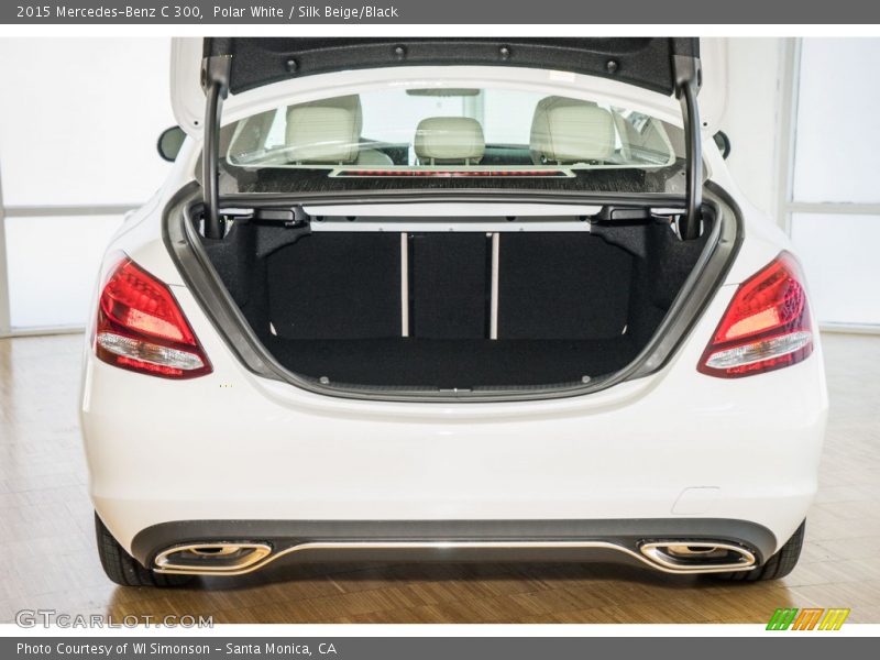 Polar White / Silk Beige/Black 2015 Mercedes-Benz C 300