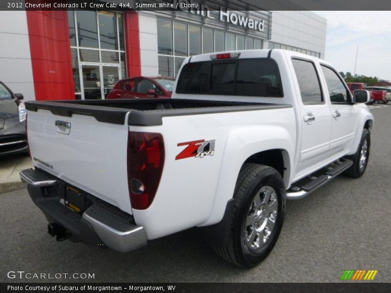 Summit White / Ebony 2012 Chevrolet Colorado LT Crew Cab 4x4