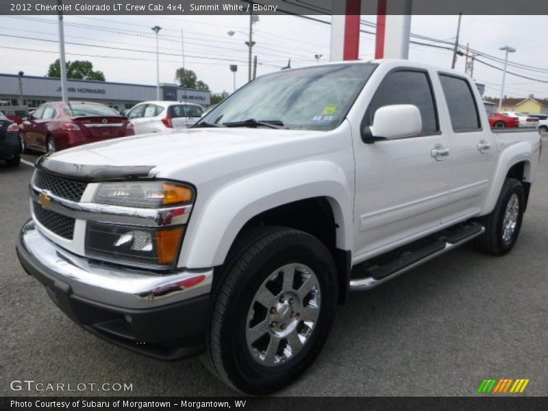 Summit White / Ebony 2012 Chevrolet Colorado LT Crew Cab 4x4