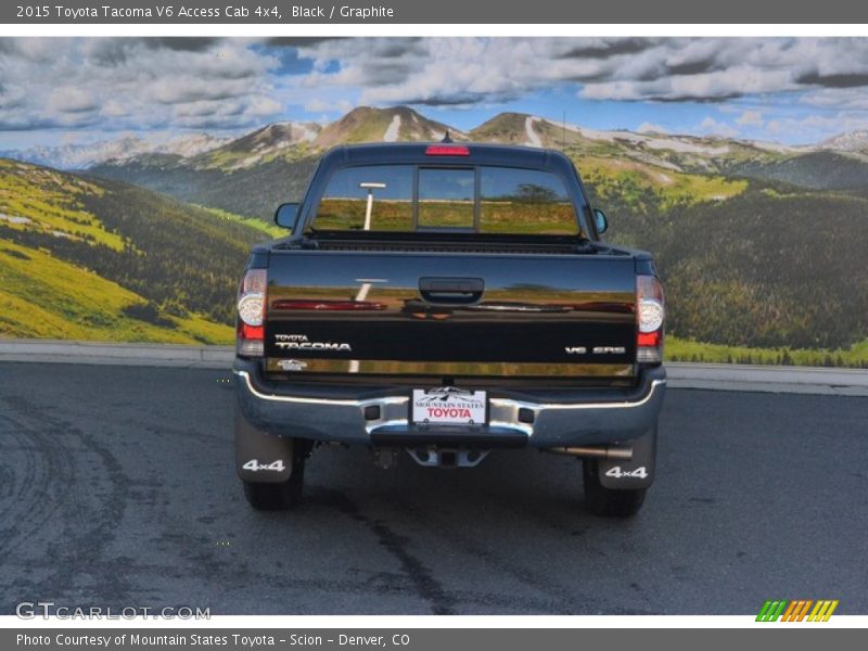 Black / Graphite 2015 Toyota Tacoma V6 Access Cab 4x4