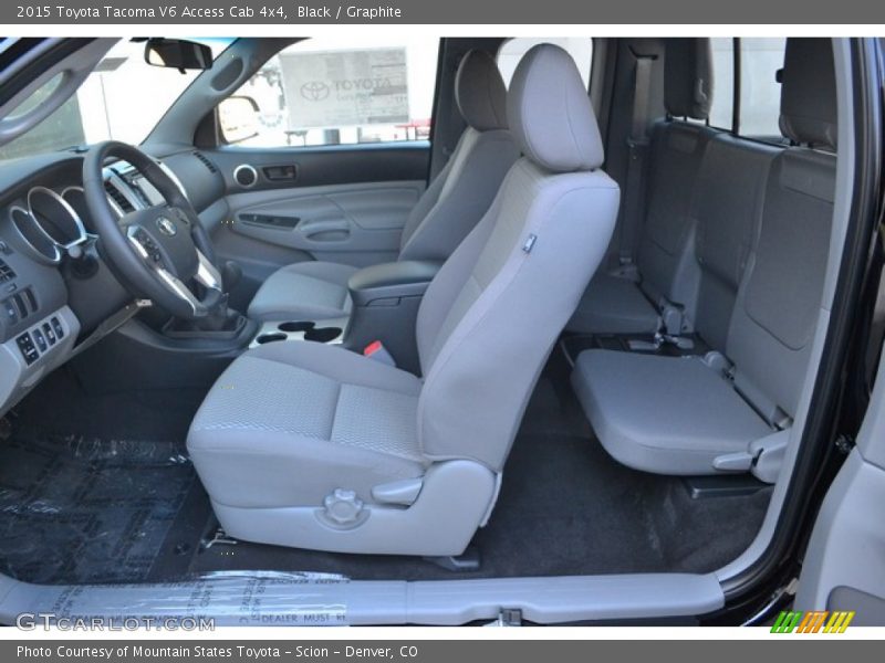 Black / Graphite 2015 Toyota Tacoma V6 Access Cab 4x4