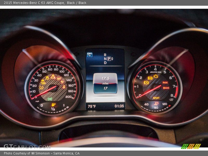  2015 C 63 AMG Coupe 63 AMG Coupe Gauges