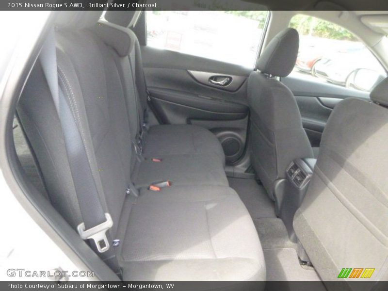 Brilliant Silver / Charcoal 2015 Nissan Rogue S AWD