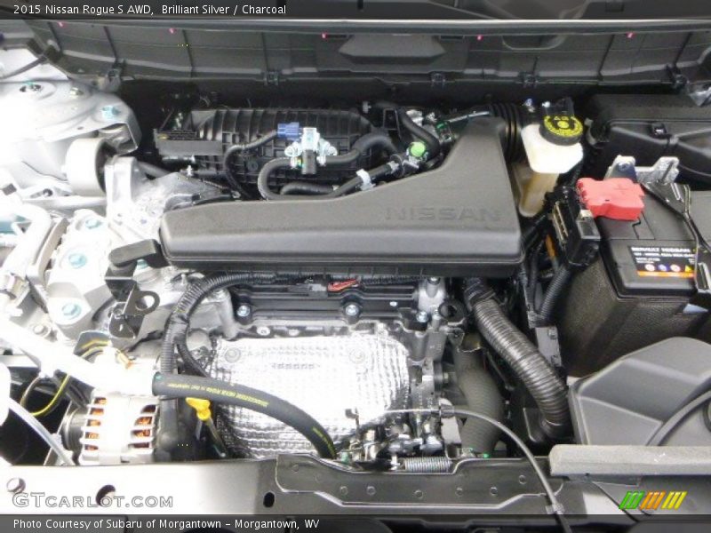 Brilliant Silver / Charcoal 2015 Nissan Rogue S AWD