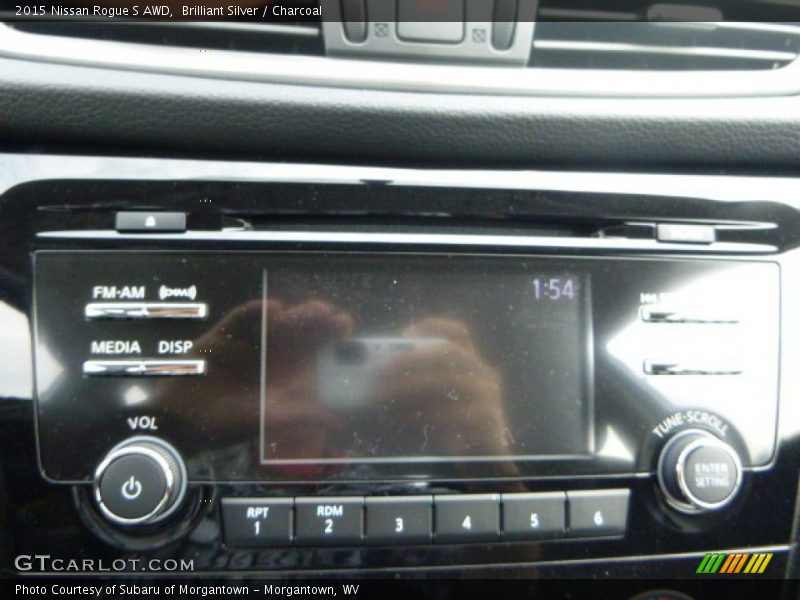 Brilliant Silver / Charcoal 2015 Nissan Rogue S AWD