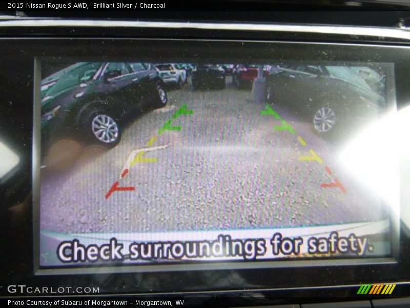 Brilliant Silver / Charcoal 2015 Nissan Rogue S AWD