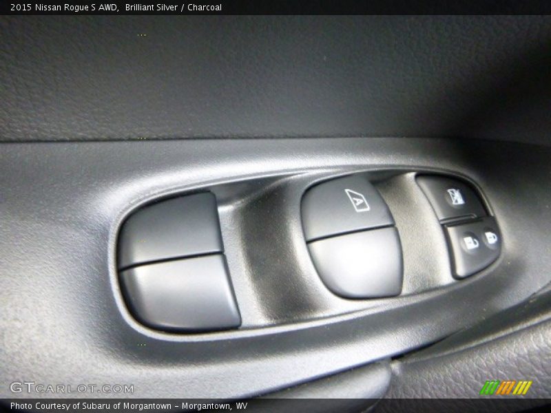 Brilliant Silver / Charcoal 2015 Nissan Rogue S AWD