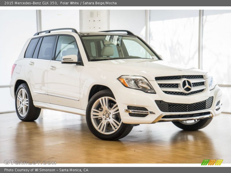 Polar White / Sahara Beige/Mocha 2015 Mercedes-Benz GLK 350