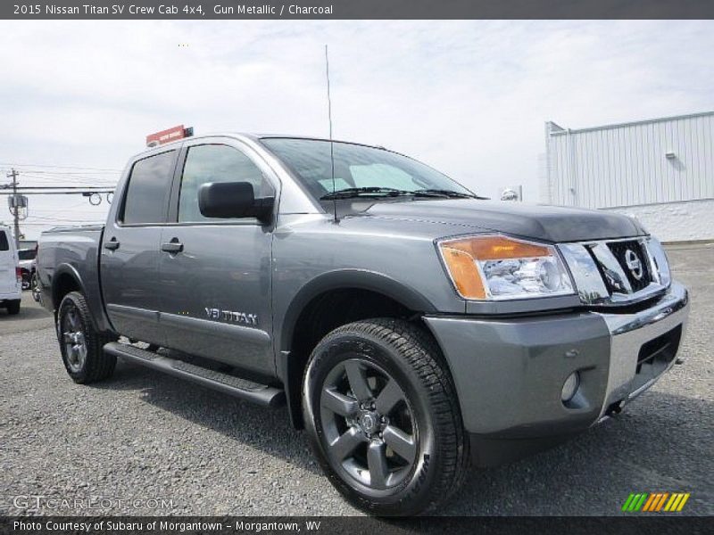 Gun Metallic / Charcoal 2015 Nissan Titan SV Crew Cab 4x4
