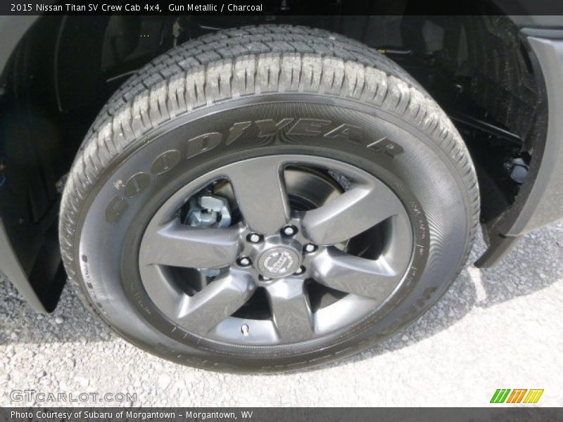 Gun Metallic / Charcoal 2015 Nissan Titan SV Crew Cab 4x4
