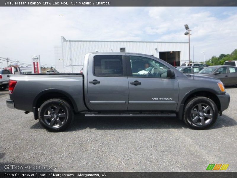 Gun Metallic / Charcoal 2015 Nissan Titan SV Crew Cab 4x4