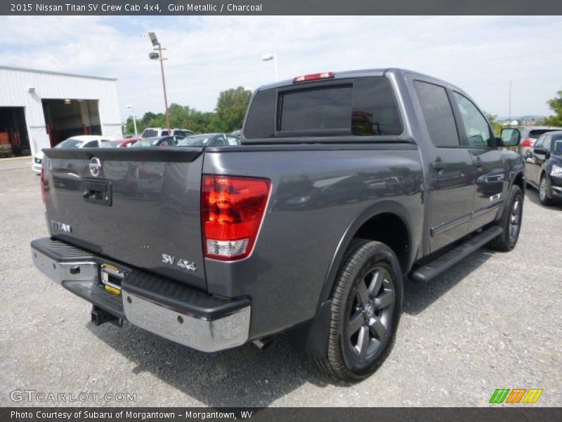 Gun Metallic / Charcoal 2015 Nissan Titan SV Crew Cab 4x4
