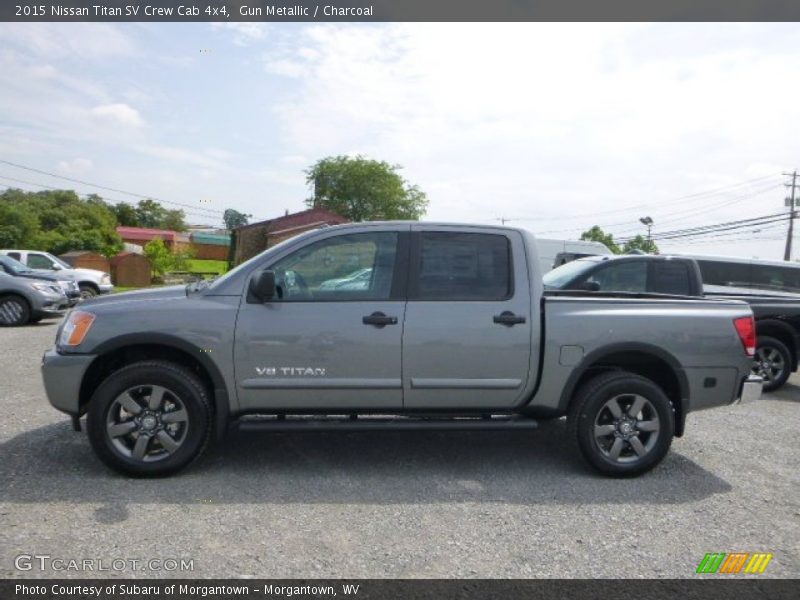 Gun Metallic / Charcoal 2015 Nissan Titan SV Crew Cab 4x4