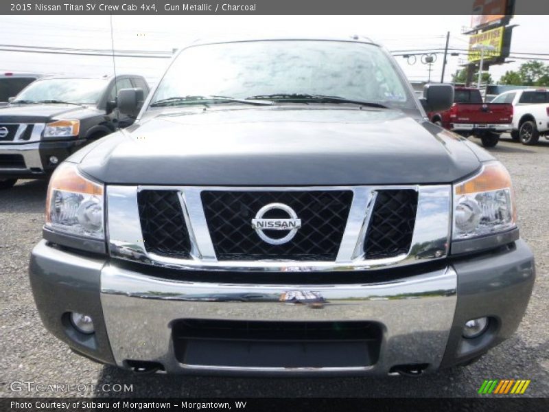 Gun Metallic / Charcoal 2015 Nissan Titan SV Crew Cab 4x4