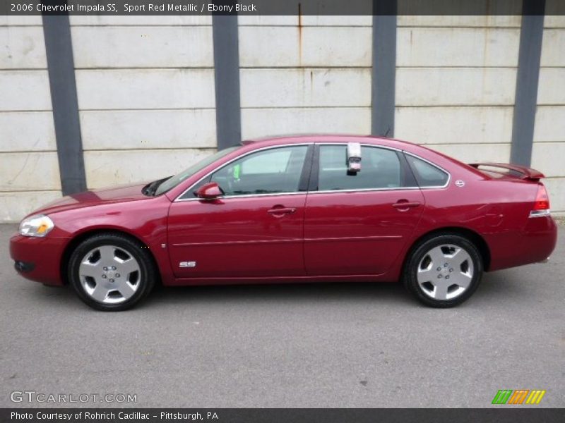 Sport Red Metallic / Ebony Black 2006 Chevrolet Impala SS