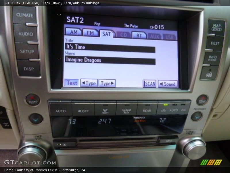 Black Onyx / Ecru/Auburn Bubinga 2013 Lexus GX 460
