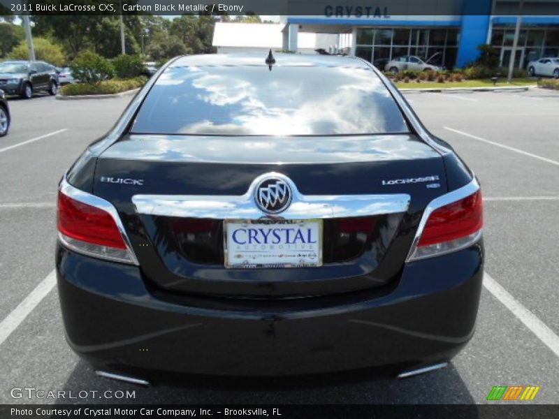 Carbon Black Metallic / Ebony 2011 Buick LaCrosse CXS