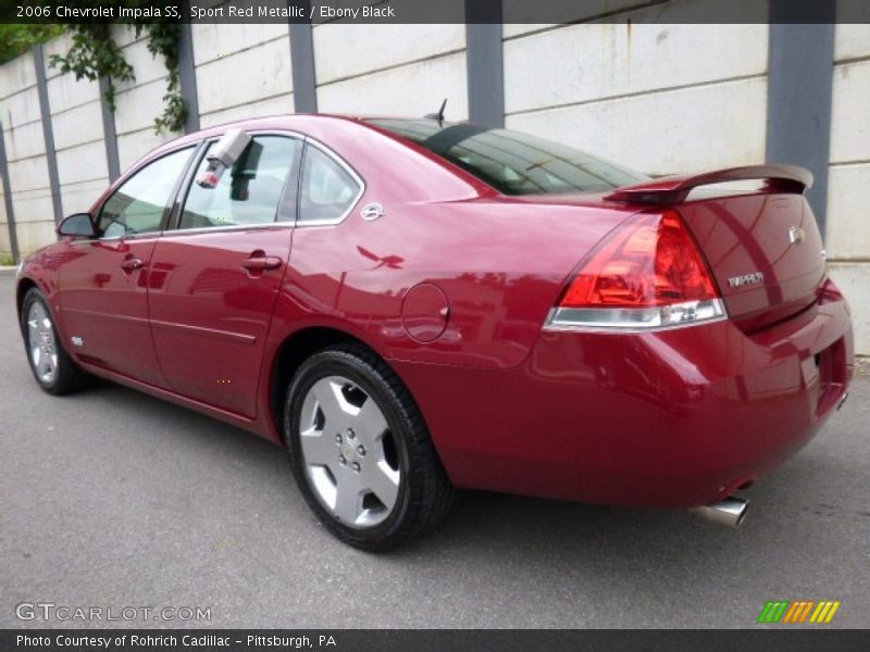 Sport Red Metallic / Ebony Black 2006 Chevrolet Impala SS