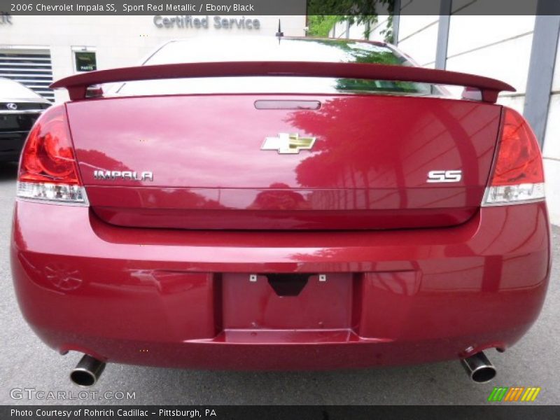 Sport Red Metallic / Ebony Black 2006 Chevrolet Impala SS