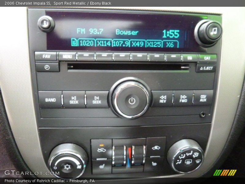 Sport Red Metallic / Ebony Black 2006 Chevrolet Impala SS