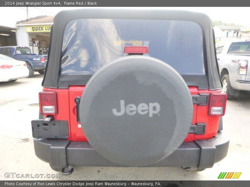 Flame Red / Black 2014 Jeep Wrangler Sport 4x4