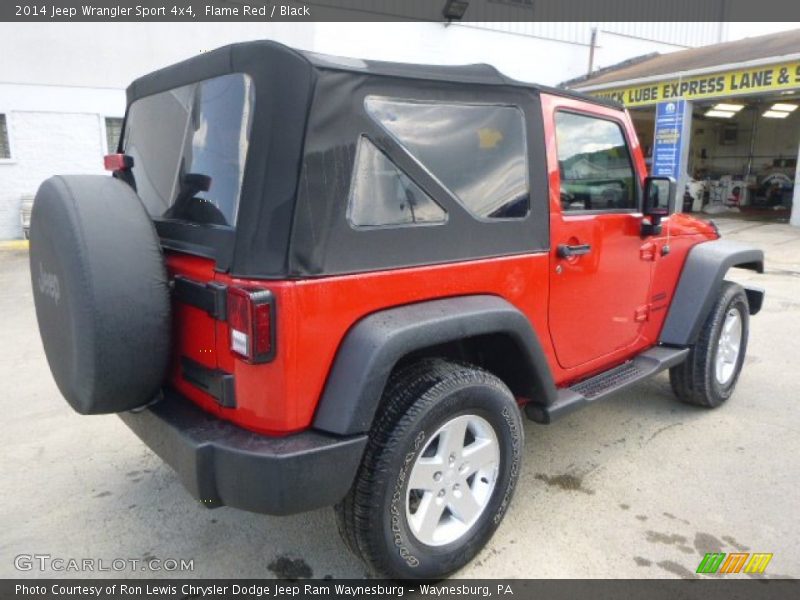 Flame Red / Black 2014 Jeep Wrangler Sport 4x4