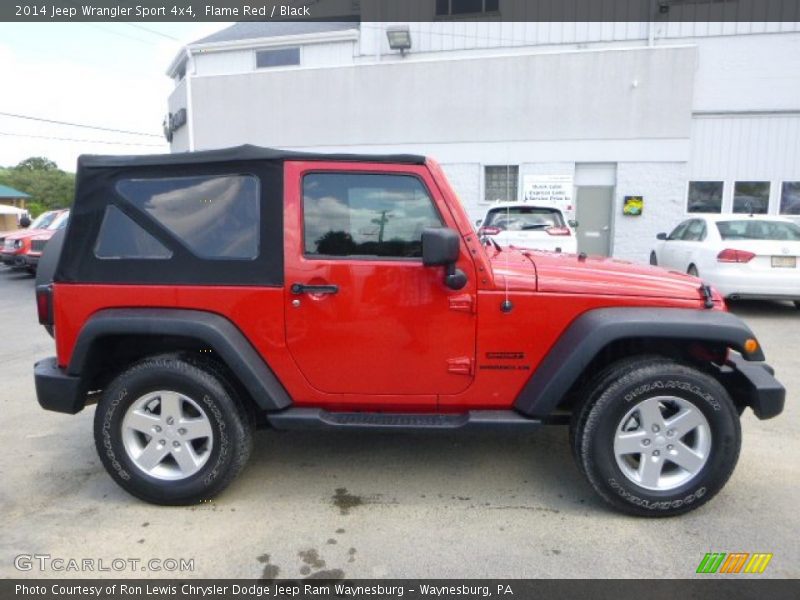 Flame Red / Black 2014 Jeep Wrangler Sport 4x4