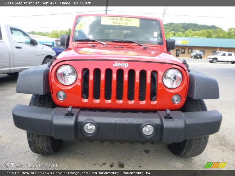 Flame Red / Black 2014 Jeep Wrangler Sport 4x4