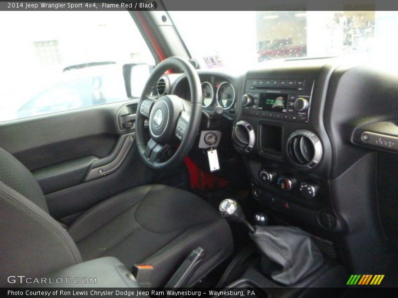 Flame Red / Black 2014 Jeep Wrangler Sport 4x4