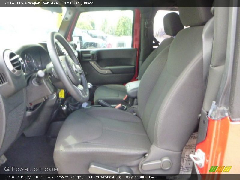 Flame Red / Black 2014 Jeep Wrangler Sport 4x4