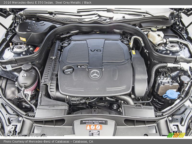 Steel Grey Metallic / Black 2016 Mercedes-Benz E 350 Sedan