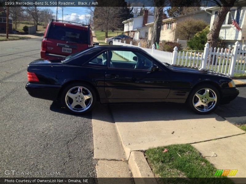 Black / Ash 1999 Mercedes-Benz SL 500 Roadster