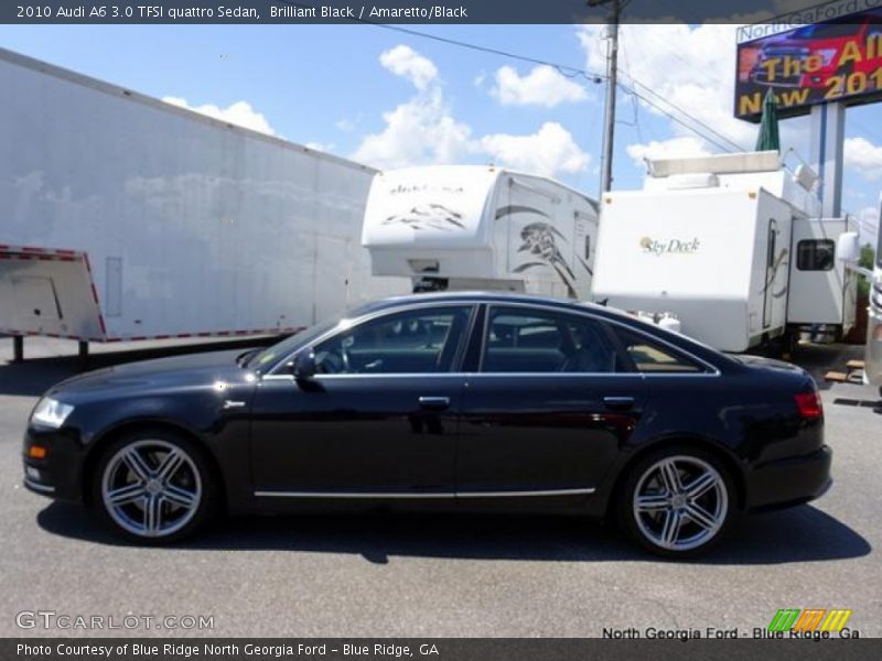 Brilliant Black / Amaretto/Black 2010 Audi A6 3.0 TFSI quattro Sedan