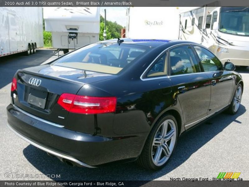 Brilliant Black / Amaretto/Black 2010 Audi A6 3.0 TFSI quattro Sedan