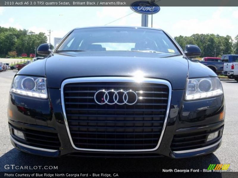 Brilliant Black / Amaretto/Black 2010 Audi A6 3.0 TFSI quattro Sedan