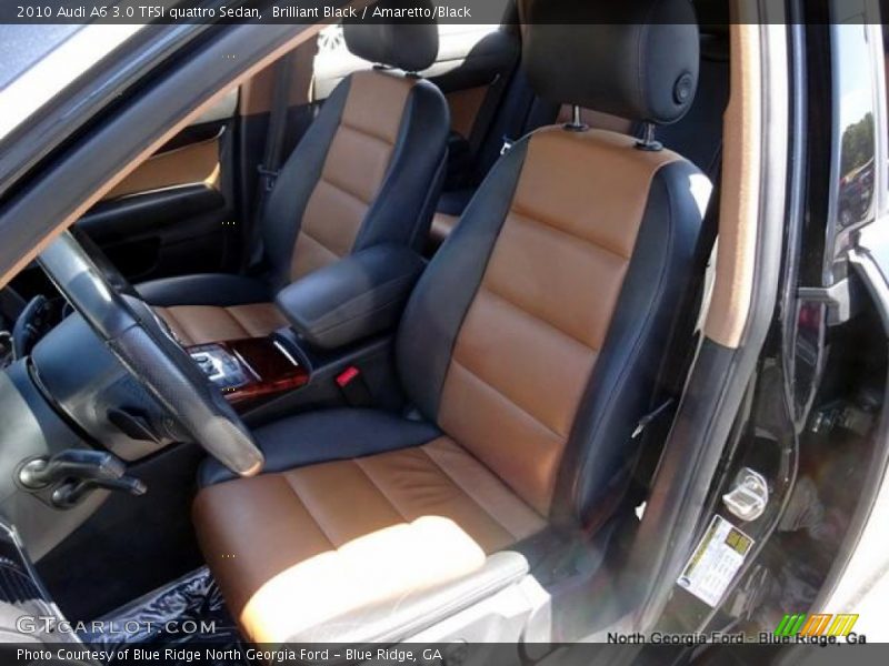 Brilliant Black / Amaretto/Black 2010 Audi A6 3.0 TFSI quattro Sedan