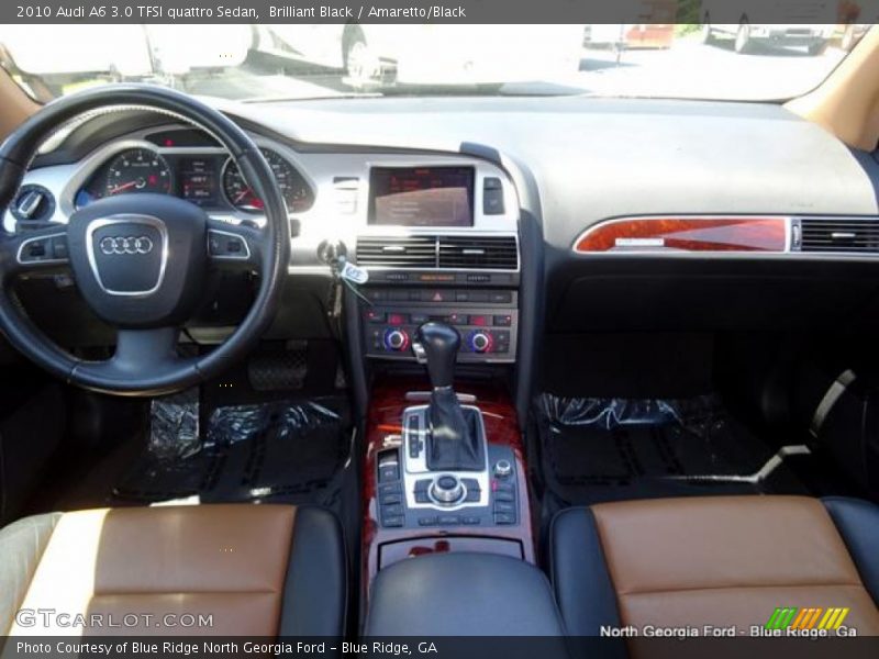 Brilliant Black / Amaretto/Black 2010 Audi A6 3.0 TFSI quattro Sedan