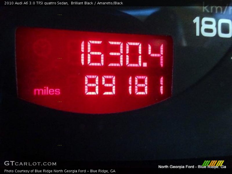 Brilliant Black / Amaretto/Black 2010 Audi A6 3.0 TFSI quattro Sedan