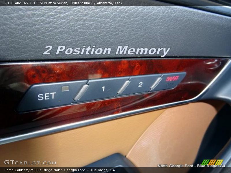 Brilliant Black / Amaretto/Black 2010 Audi A6 3.0 TFSI quattro Sedan