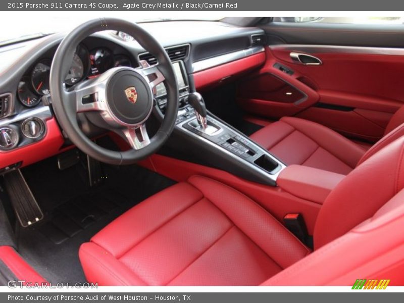  2015 911 Carrera 4S Coupe Black/Garnet Red Interior