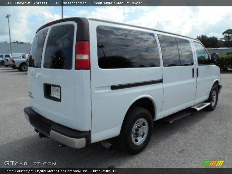 Summit White / Medium Pewter 2010 Chevrolet Express LT 3500 Passenger Van