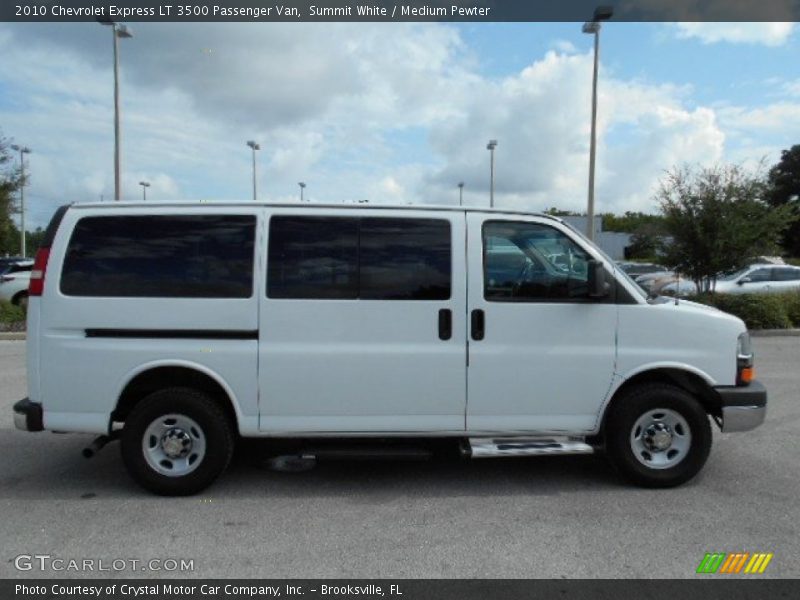 Summit White / Medium Pewter 2010 Chevrolet Express LT 3500 Passenger Van