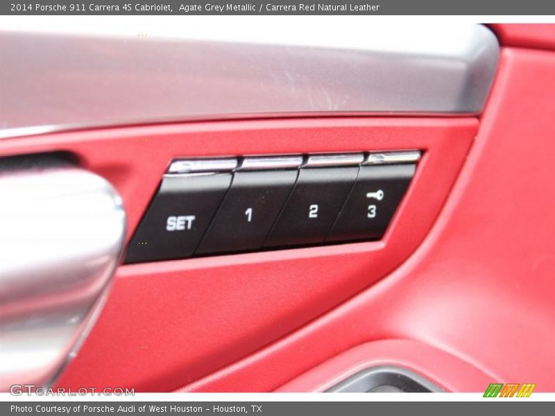 Agate Grey Metallic / Carrera Red Natural Leather 2014 Porsche 911 Carrera 4S Cabriolet