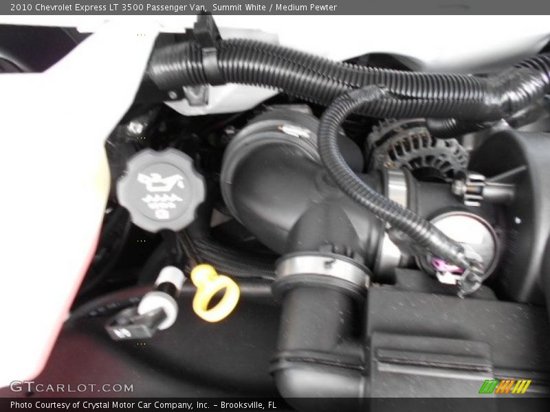 Summit White / Medium Pewter 2010 Chevrolet Express LT 3500 Passenger Van