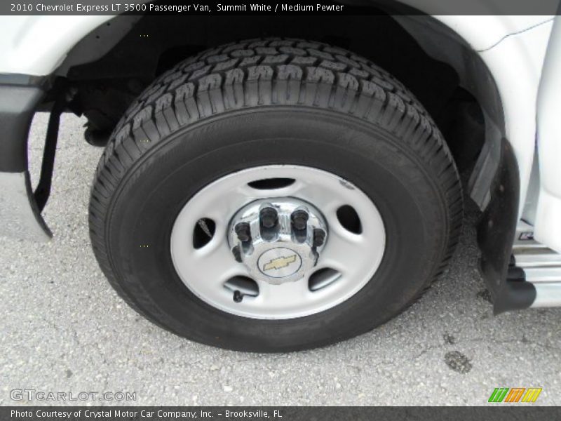 Summit White / Medium Pewter 2010 Chevrolet Express LT 3500 Passenger Van